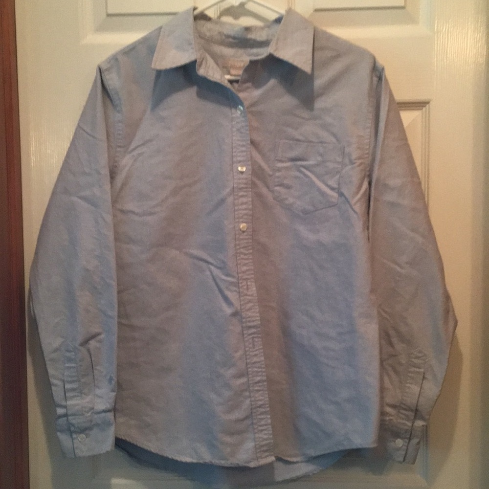 J crew button down denim shirt